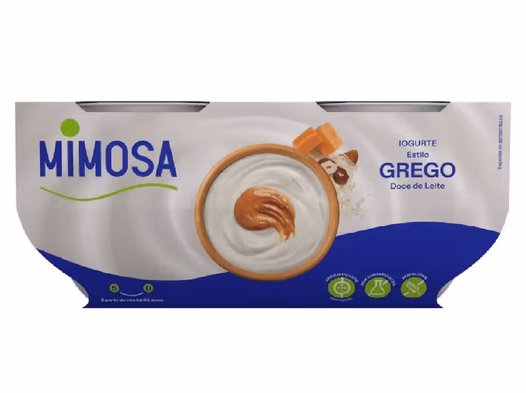 Iogurte Grego Batido Doce De Leite 4x110g - MIMOSA