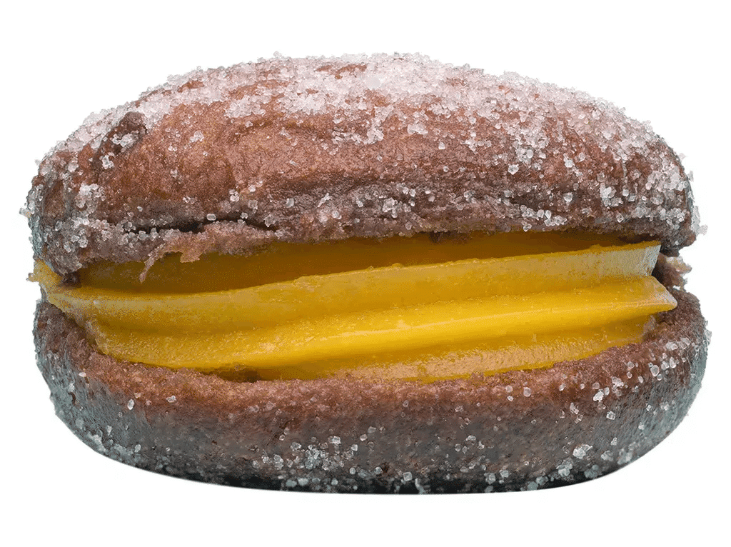 Bola De Berlim Alfarroba Com Creme Un -