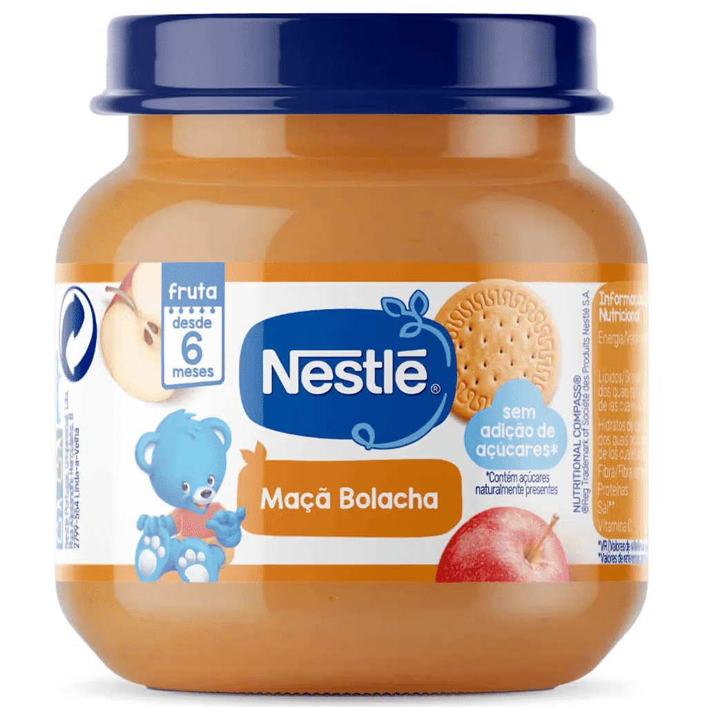 Boião de Fruta Maçã e Bolacha +6m - NESTLÉ