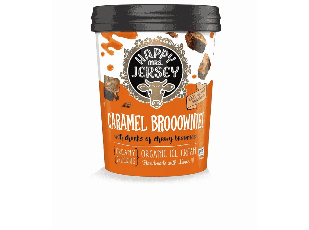 Gelado Caramelo Brownie Bio 500ml - HAPPY MRS JERSEY