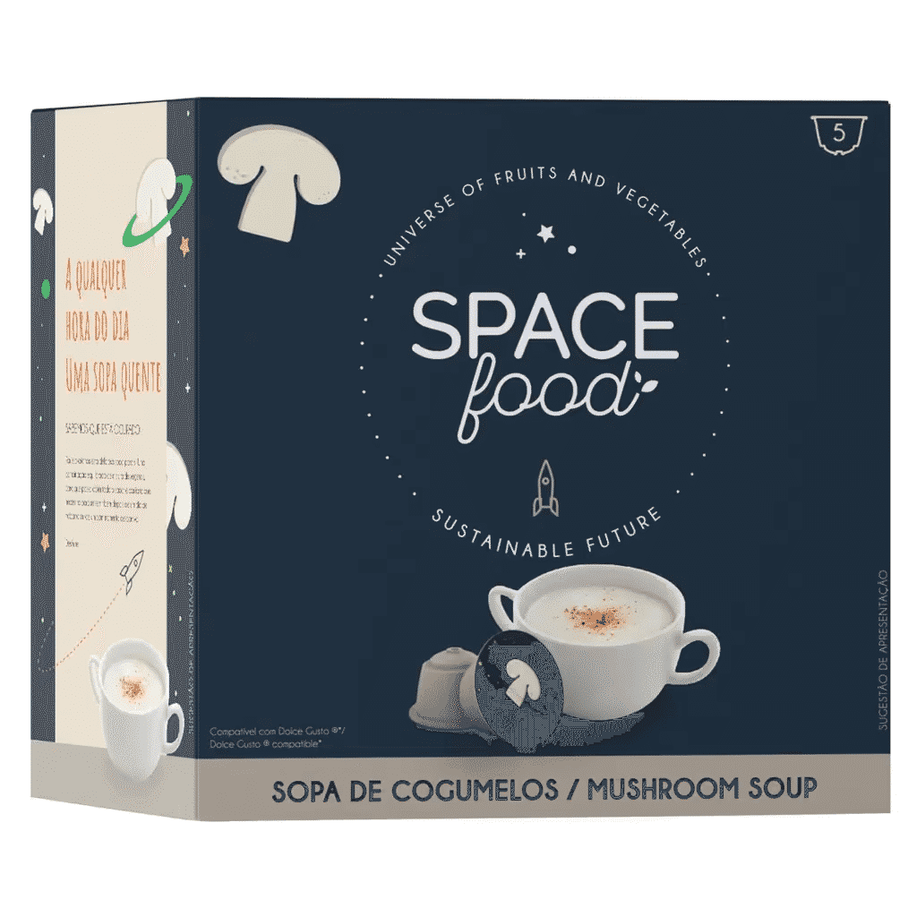 Cápsulas de Sopa de Cogumelos Compatível com Dolce Gusto - SPACE FOOD