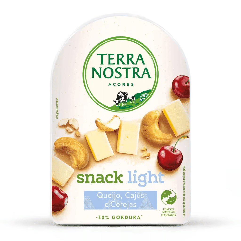 Queijo Snack Cajus e Cerejas - TERRA NOSTRA