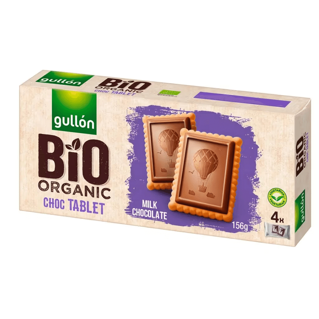 Bolachas Cobertas com Chocolate Biológicas - GULLÓN