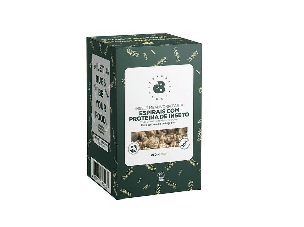 Massa Espirais C/ Proteina De Inseto 250 G - PORTUGAL BUGS