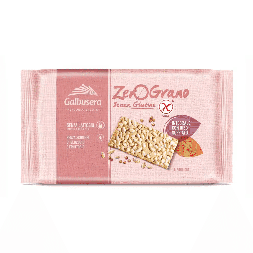 Crackers Riso Integral sem Glúten - GALBUSERA