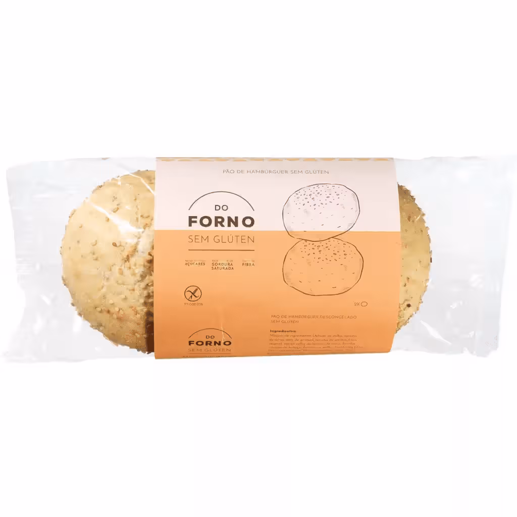 Pão de Hambúrguer sem Glúten - DO FORNO
