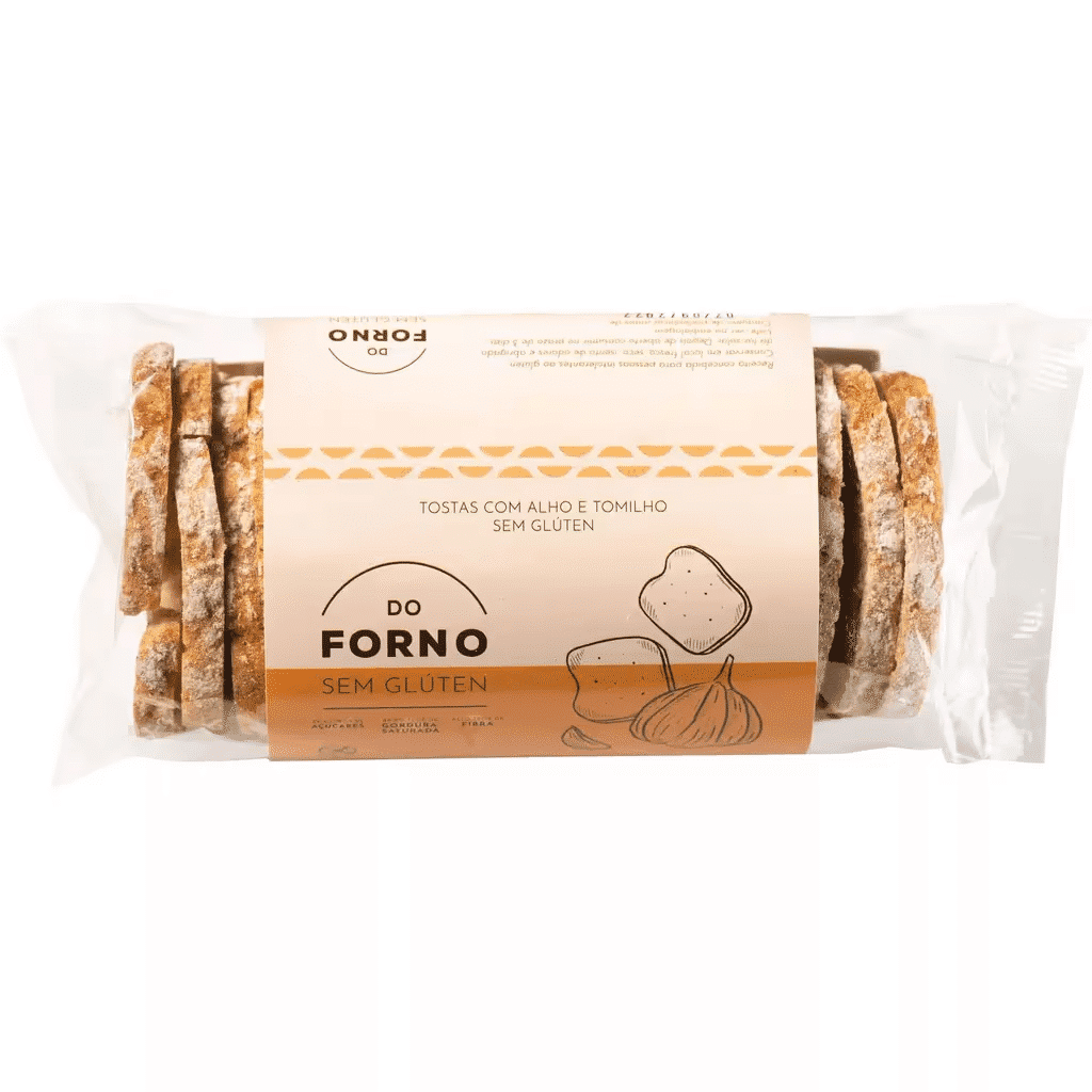 Tostas com Alho e Tomilho sem Glúten - DO FORNO