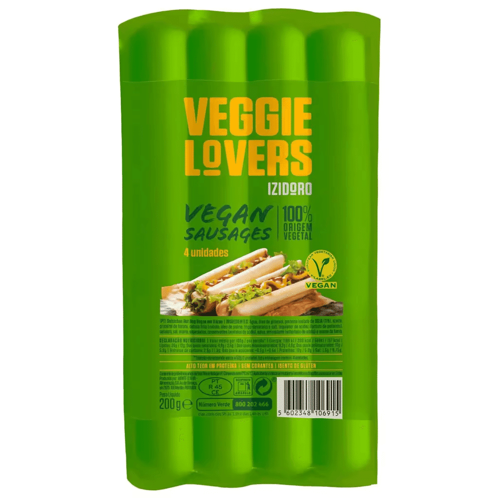 Salsichas Vegan - VEGGIE LOVERS