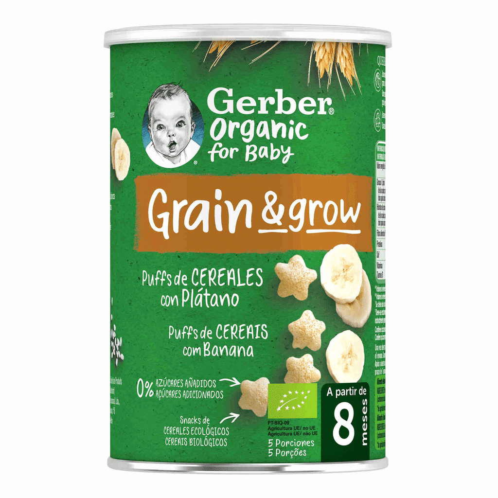 Snack para Bebé Cereais com Banana +8m - GERBER
