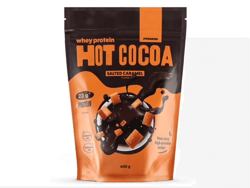 Cacau Quente Com Whey Caramelo Salgado 400g - PROZIS