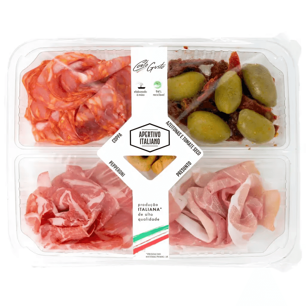 Tábua de Charcutaria Italiana com Azeitonas - CORTE DEL GUSTO