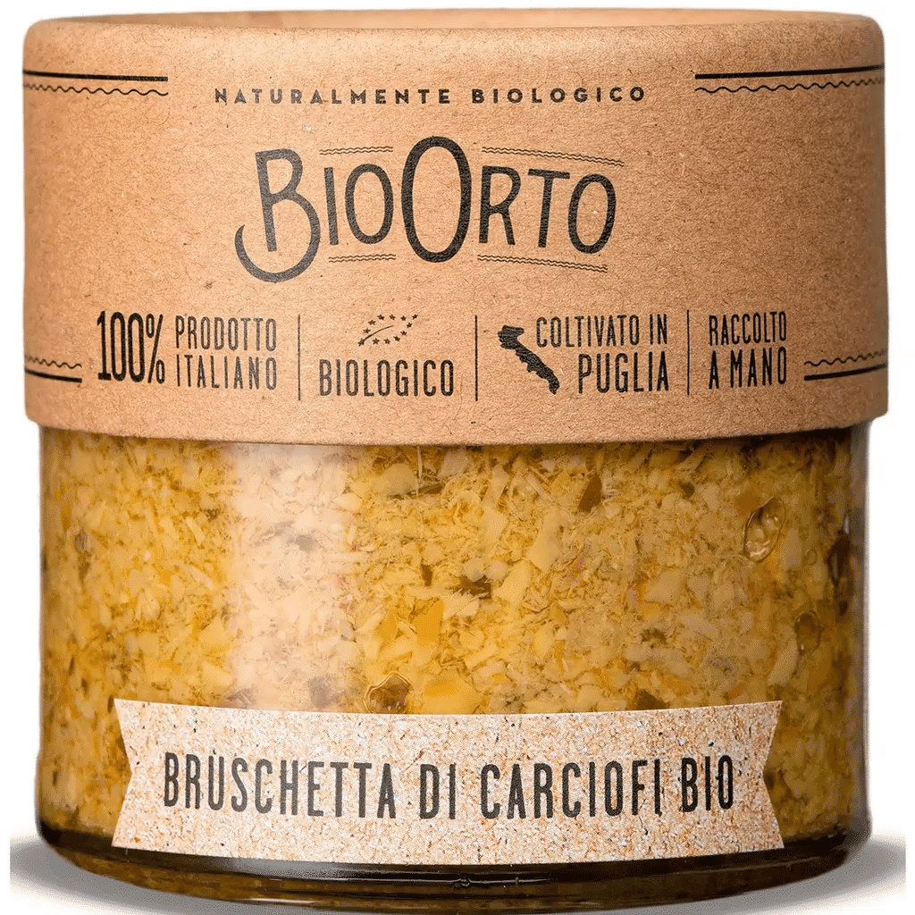 Bruschetta de Alcachofra Bio embalagem 180 g - BIOORTO