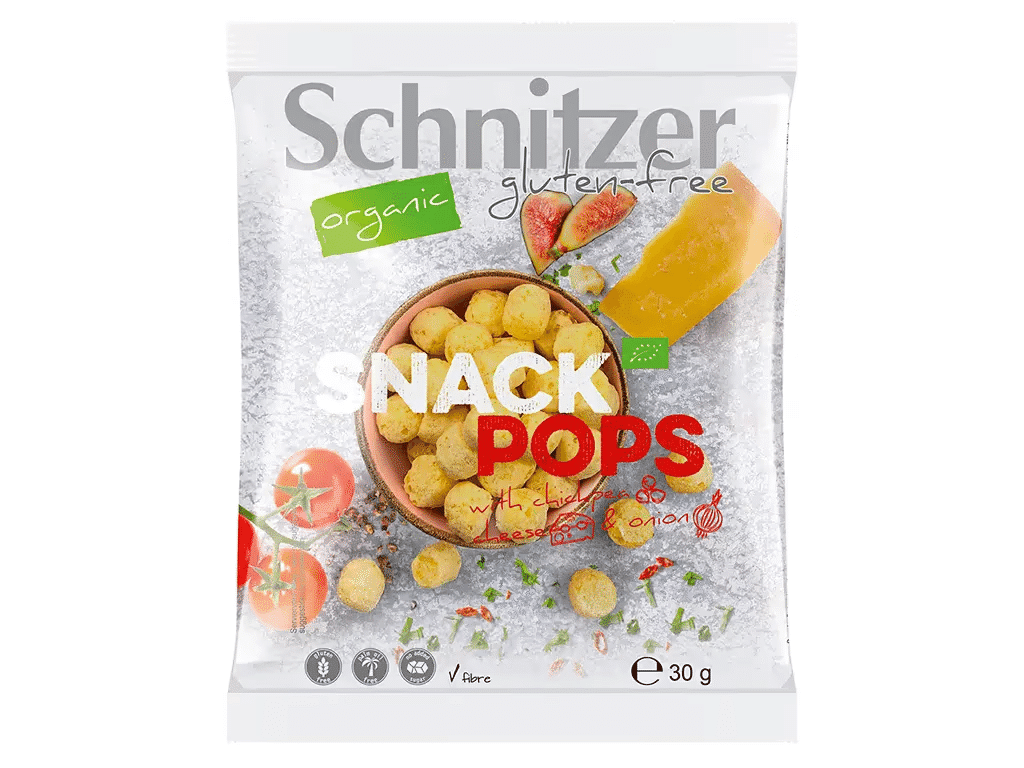 Snack Pops Grão Queijo Cebola 30g - SCHNITZER