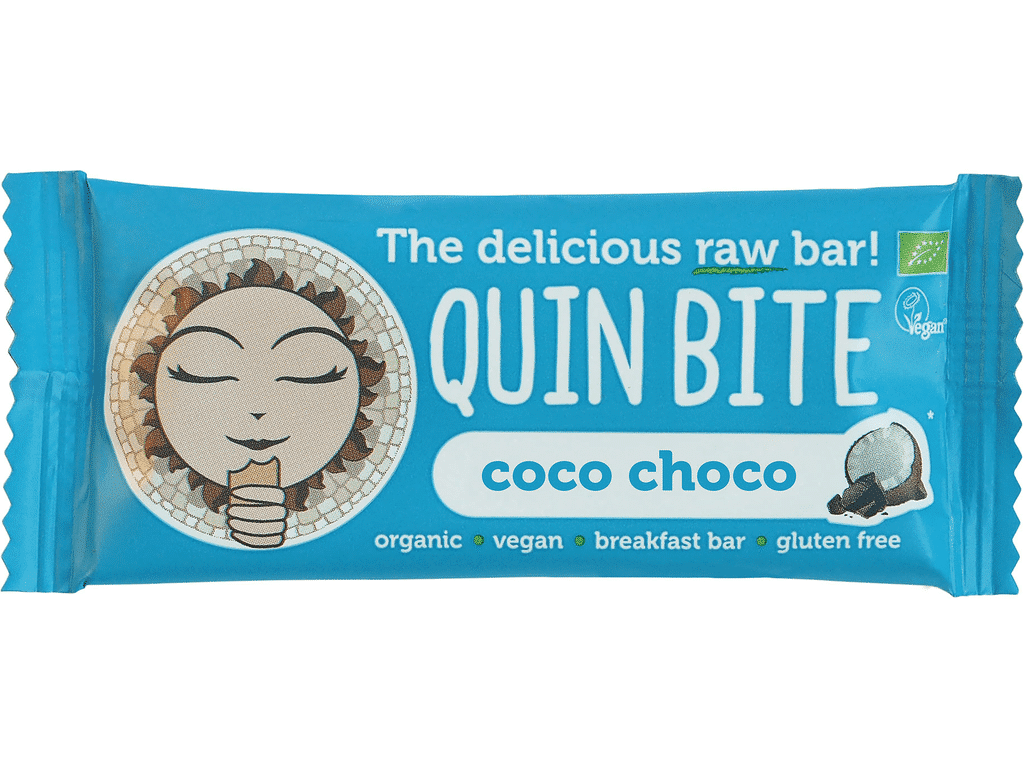 Barra De Frutos Secos Choc Coco 30g - QUIN BITE