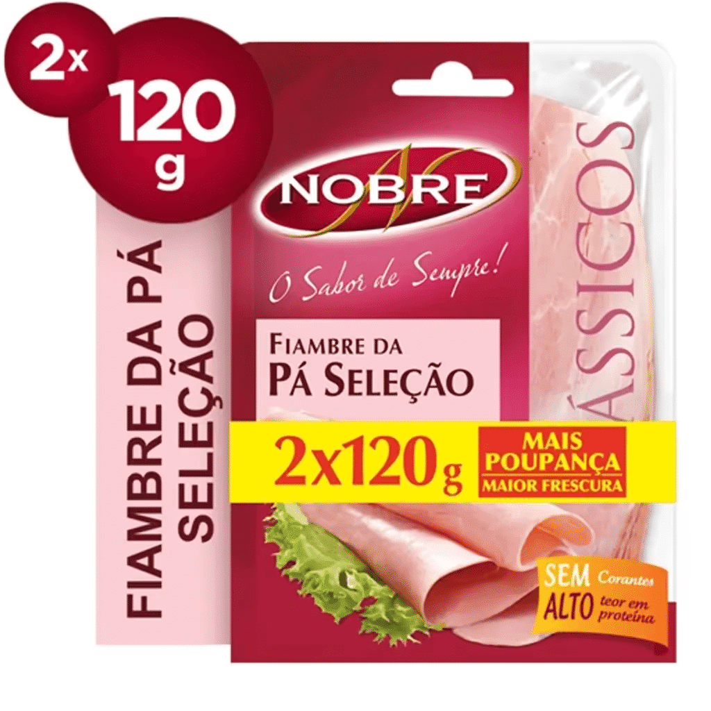 Fiambre da pá fatias clássicas - NOBRE