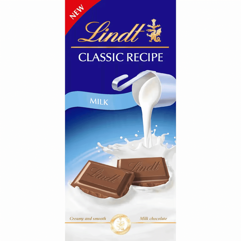 Tablete de Chocolate Leite Receta Original - LINDT