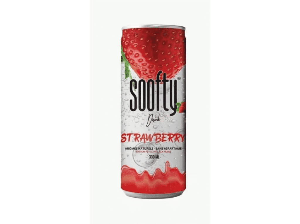 Bebida Com Gás Morango 0.33l - SOOFTY
