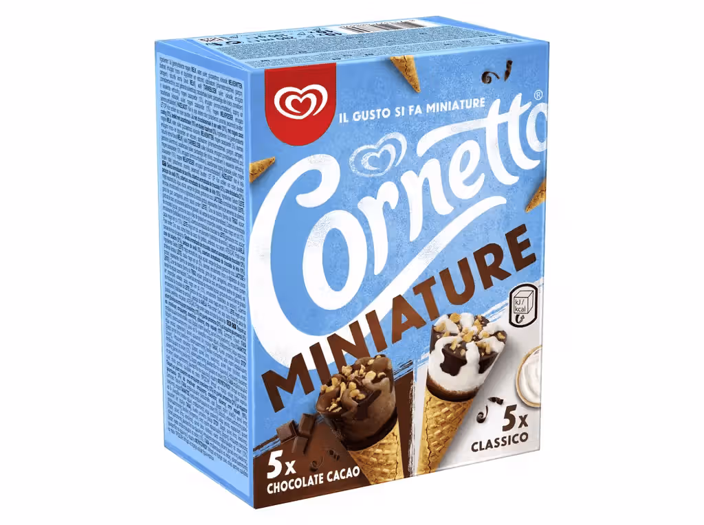 Gelado Multipack Mini Clássico Chocolate 10un - CORNETTO