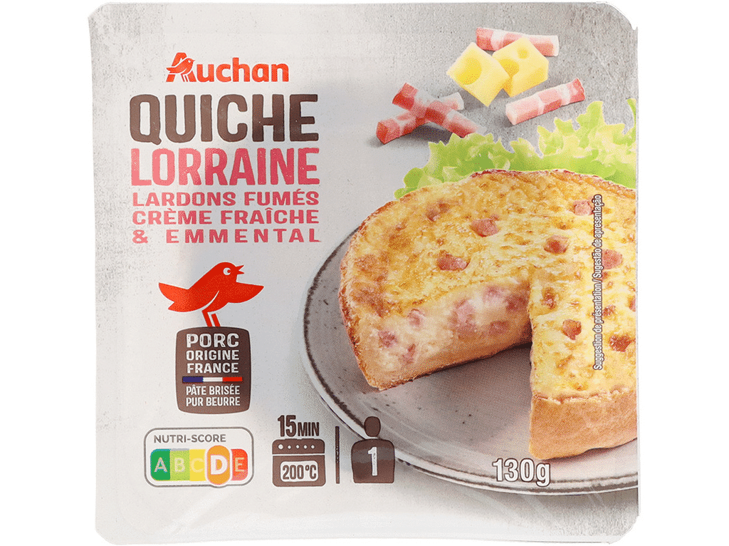 Quiche Lorraine 130 G - AUCHAN