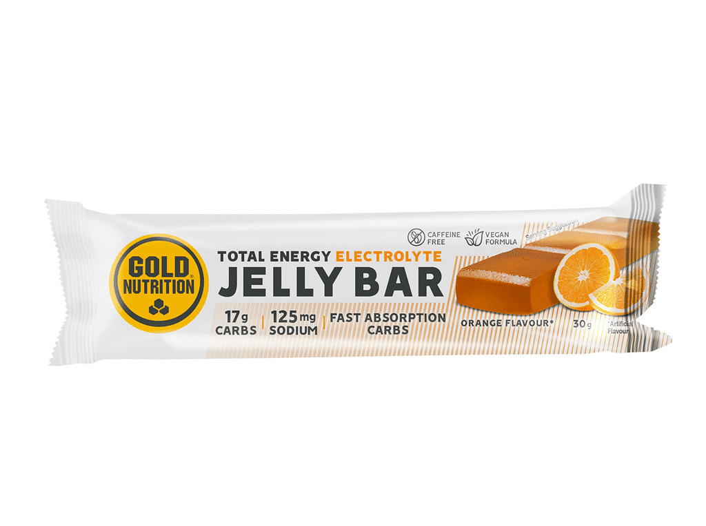 Barra Jelly Bar Laranja 30 G - GOLDNUTRITION