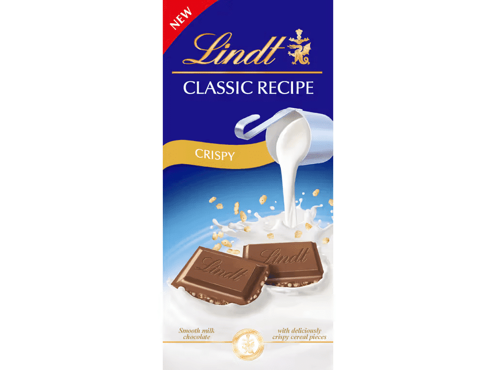 Tablete Chocolate Leite Crispy 125 G - LINDT