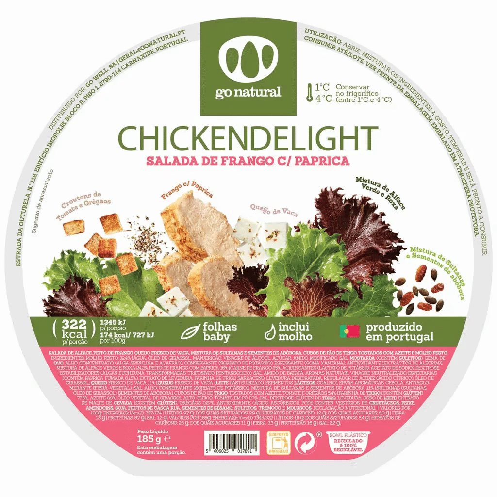 Salada de Frango com Paprica - GO NATURAL