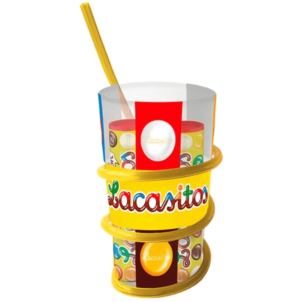 Chocolates com Copo e Palhinha Pack 3 embalagem 20 g - LACASITOS