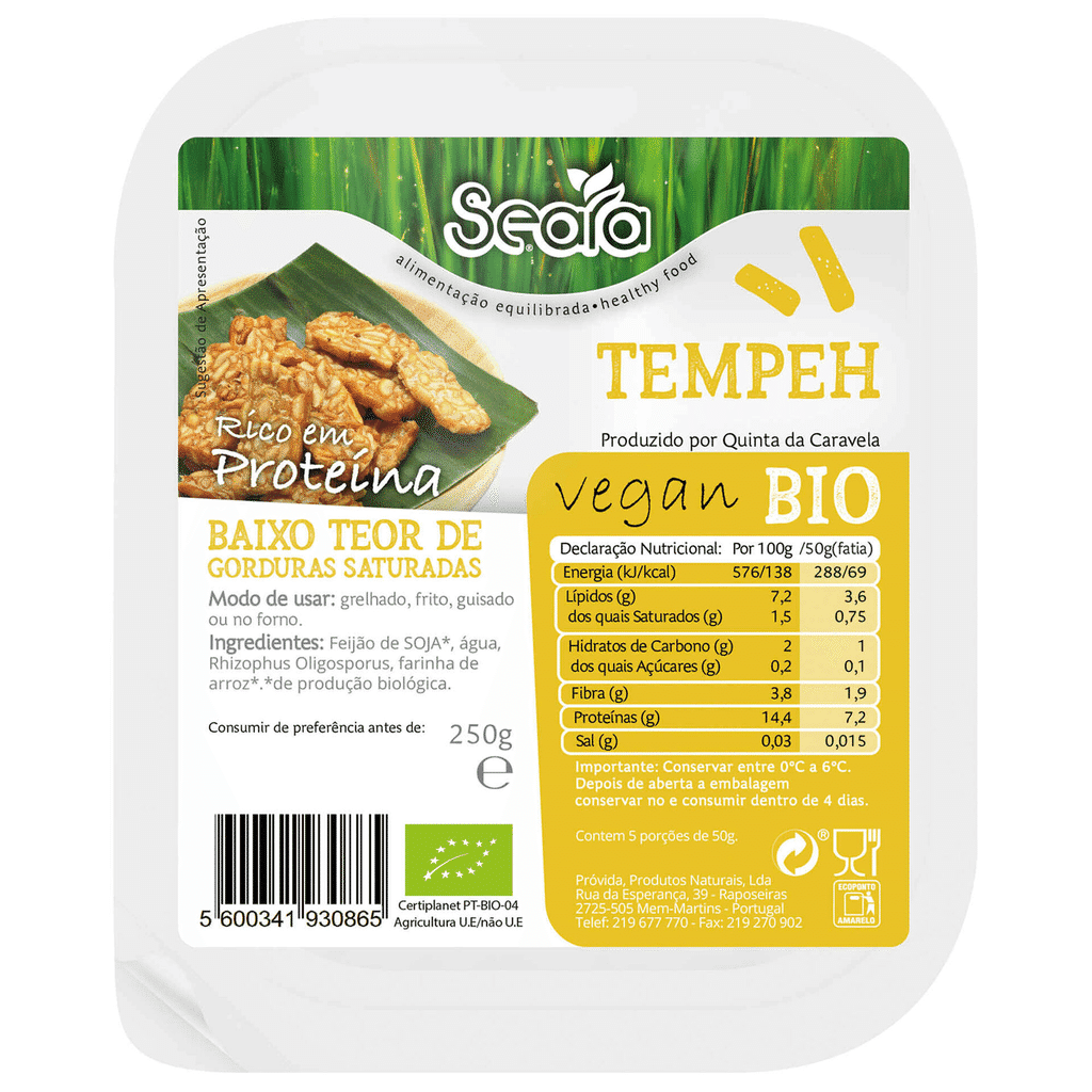 Tempeh Refrigerado Biológico - SEARA