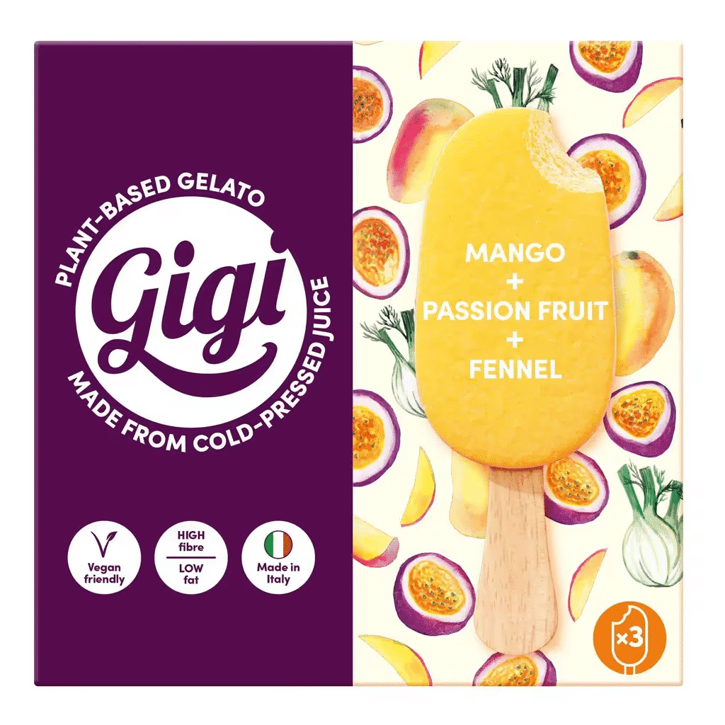 Gelado Manga, Maracujá e Funcho - GIGI