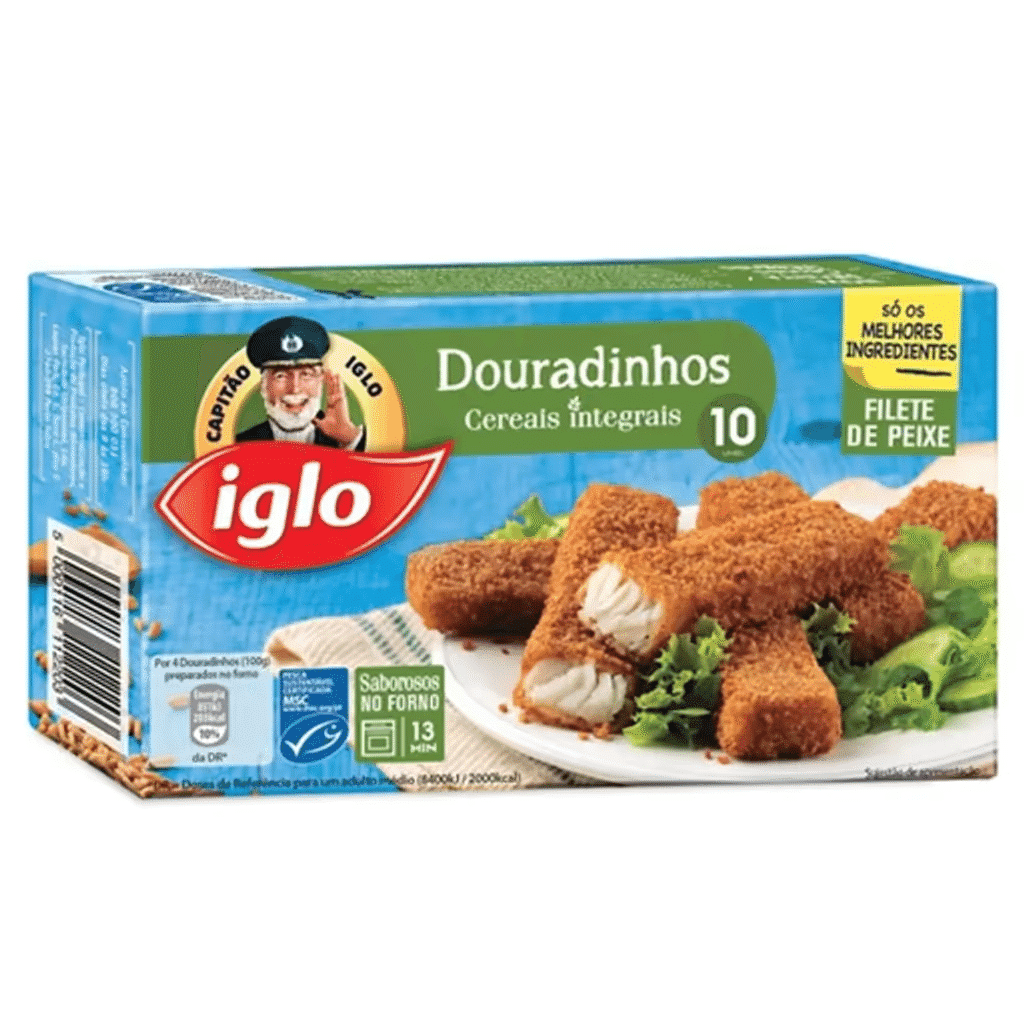 Douradinhos de Peixe Cereais Integrais - CAPITÃO IGLO