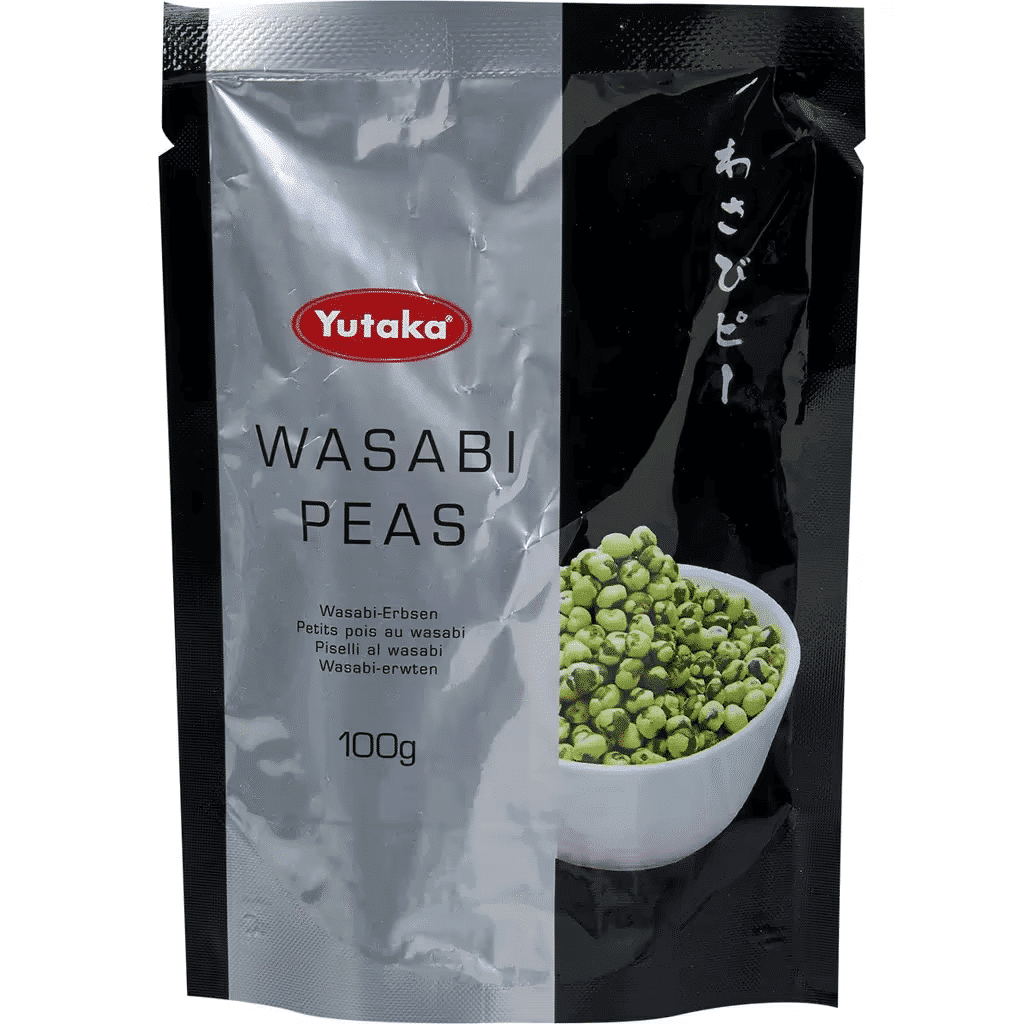 Ervilhas com Wasabi embalagem 100 g - YUTAKA