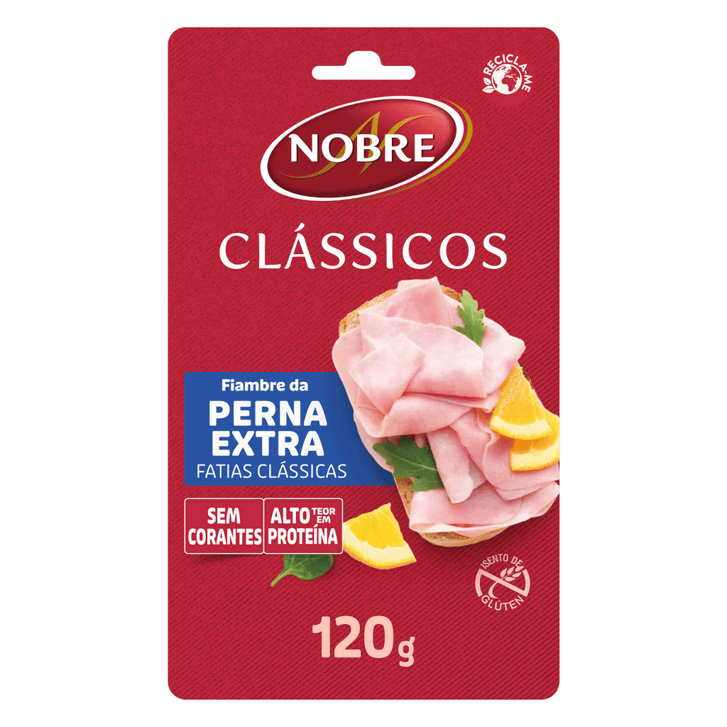 Fiambre da Perna Extra Fatiado - NOBRE