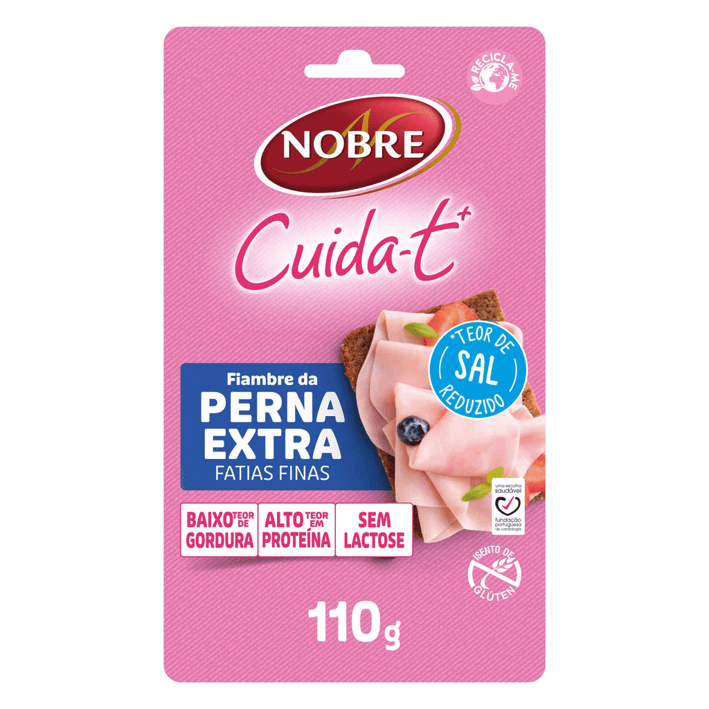Fiambre da Perna Extra Fatias Finas Cuida-t+ - NOBRE