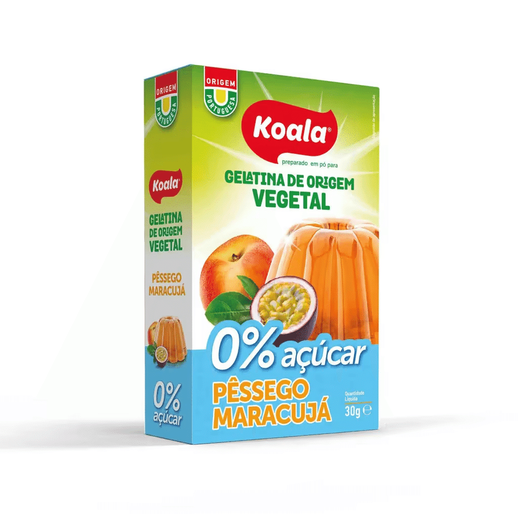 Gelatina em Pó Light de Pêssego e Maracujá - KOALA