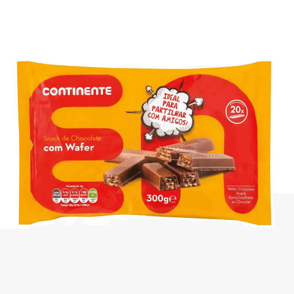 Snack de Chocolate Wafer Minis - CONTINENTE