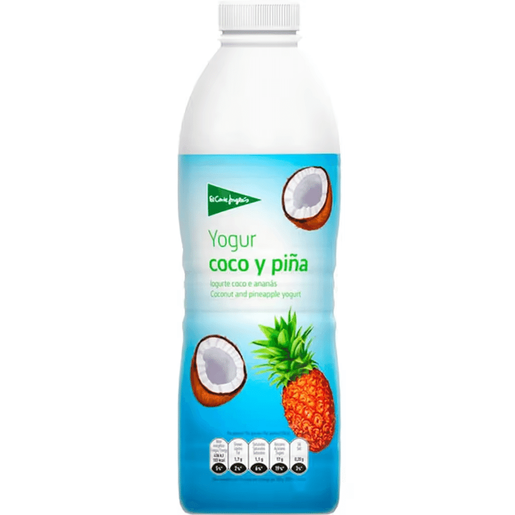 Iogurte Líquido de Coco e Ananás embalagem 1000 g - EL CORTE INGLÉS