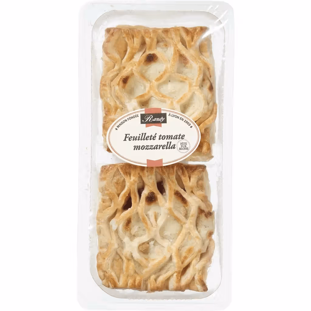 Massa Folhada de Tomate e Mozzarella embalagem 260 g - RANDY