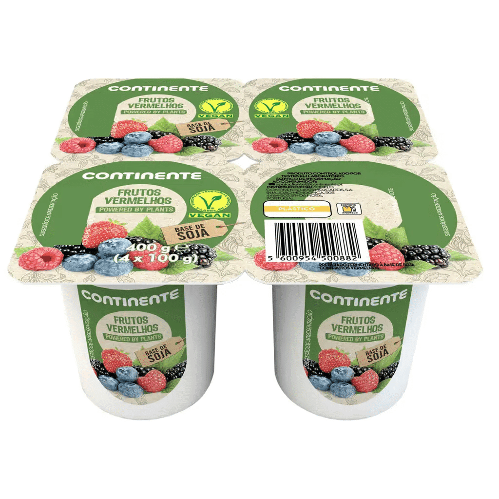 Vegegurte Soja Frutos Vermelhos - CONTINENTE