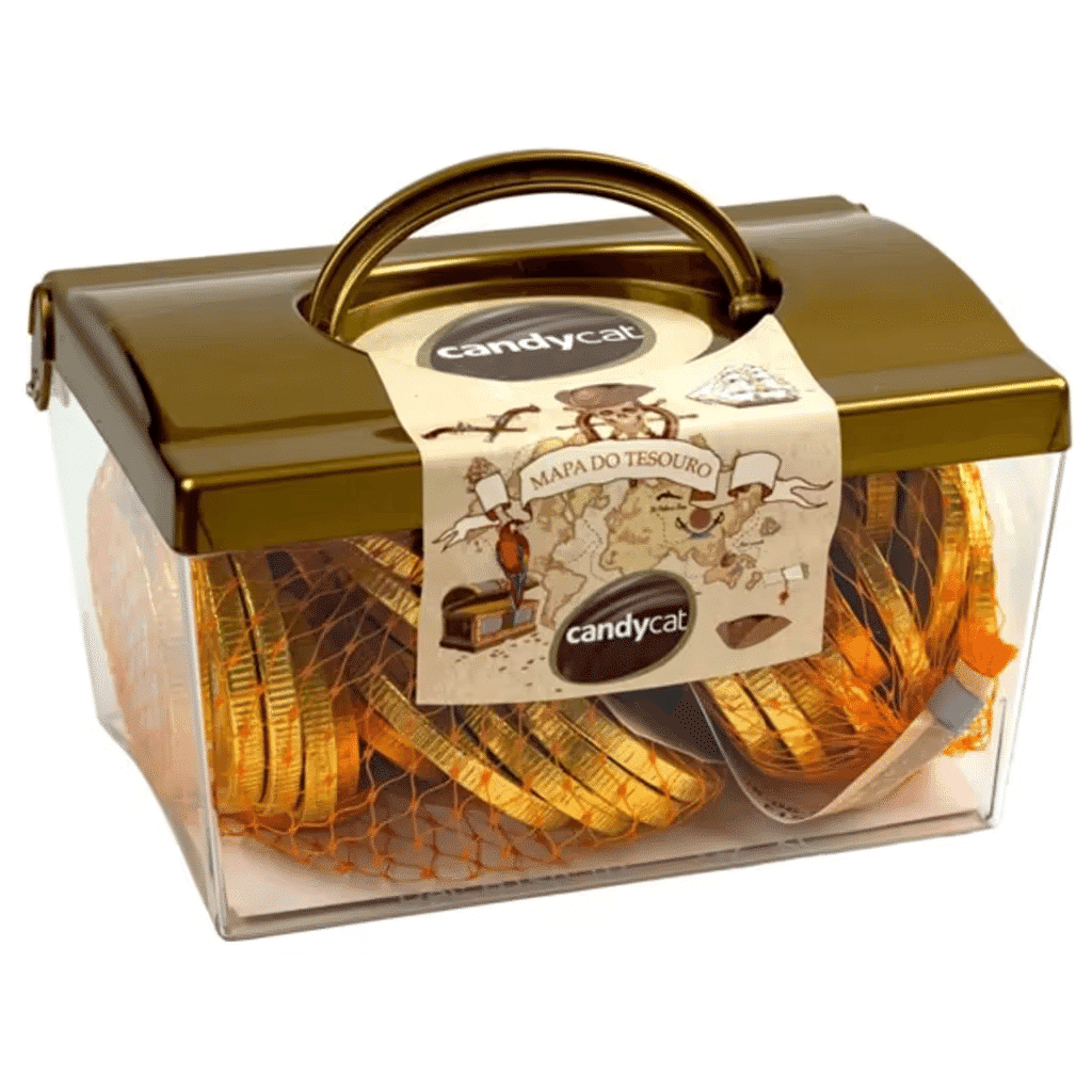 Chocolates Moedas Com Báu embalagem 150 g - CANDYCAT