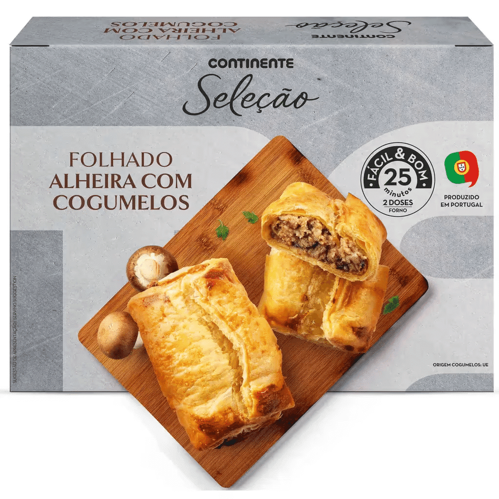 Folhados de Alheira com Cogumelos - CONTINENTE SELEÇÃO