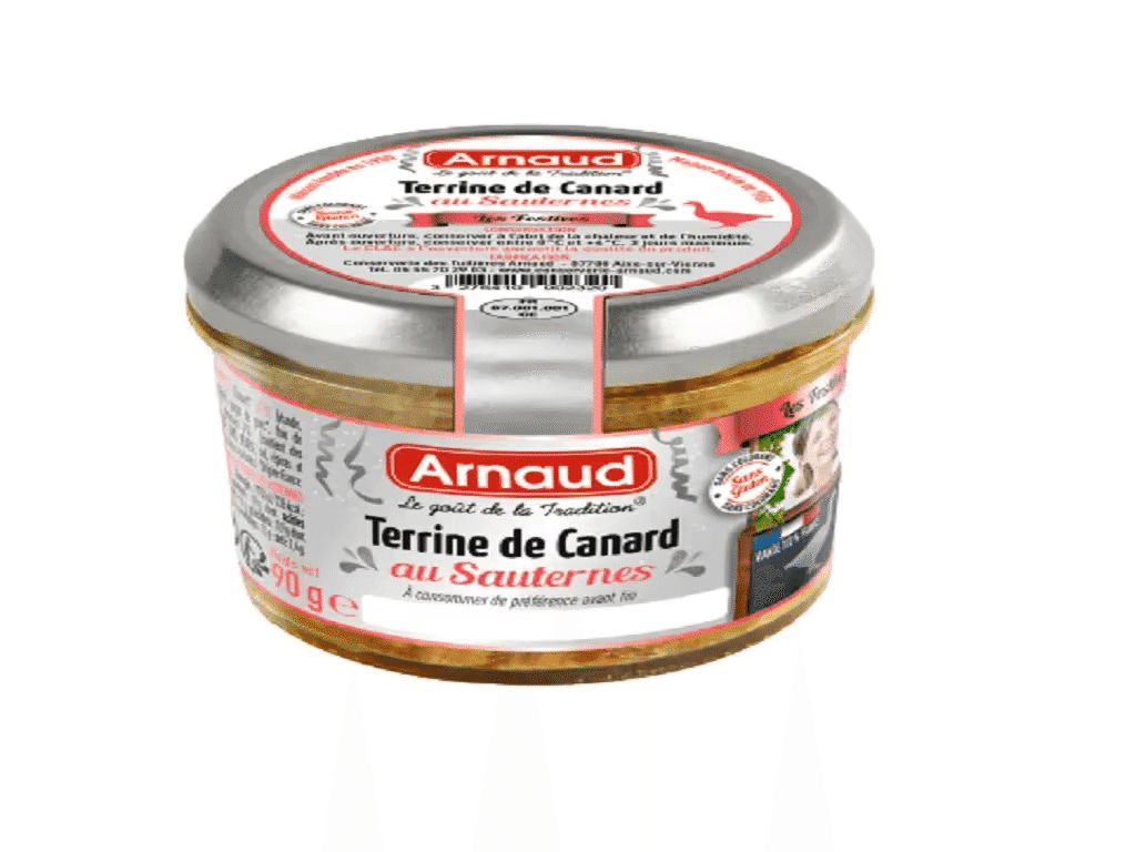 Paté Pato Com Sauternes 90g - ARNAUD