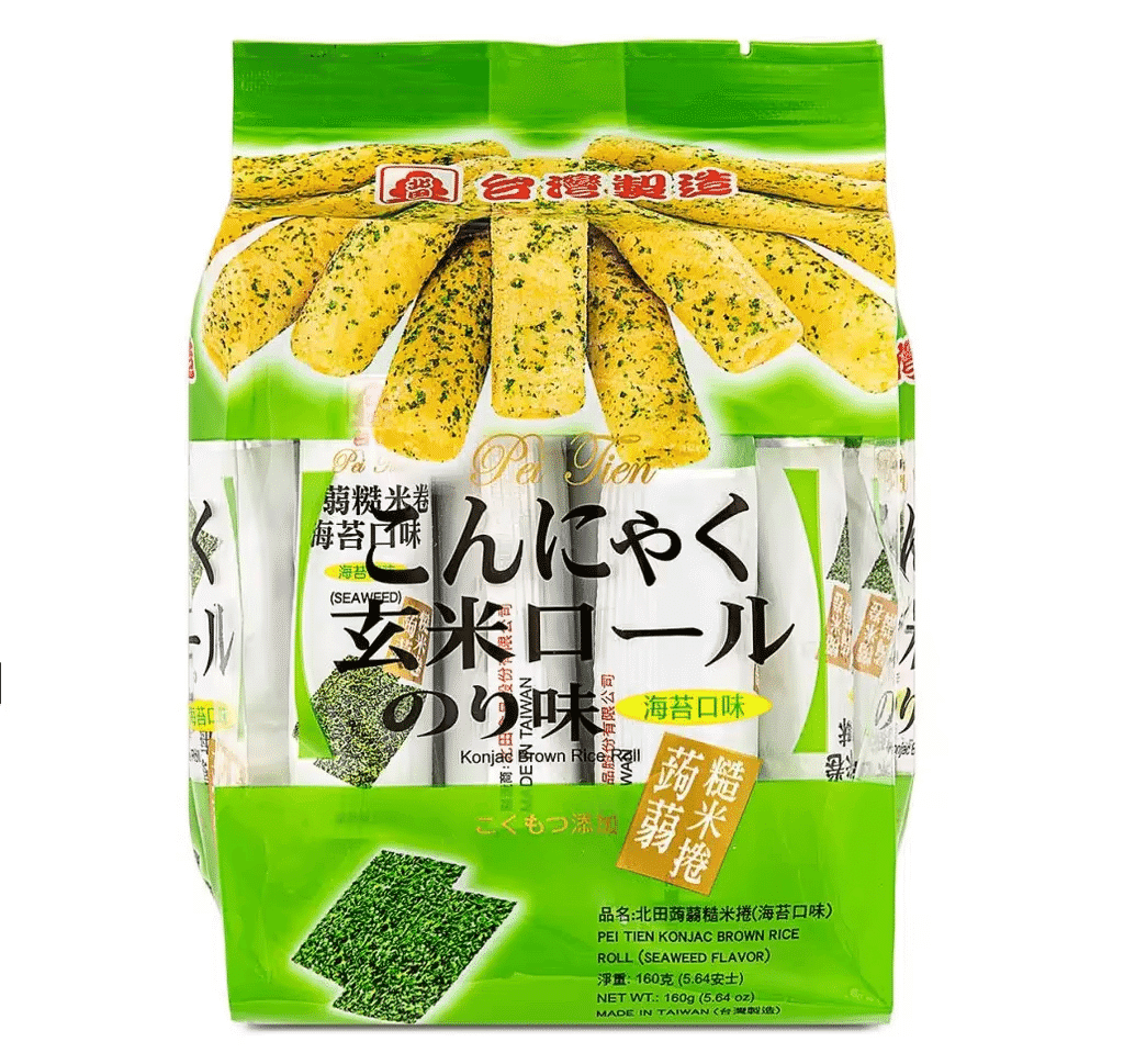 Rolos Arroz Castanho 160g - PEI TIEN