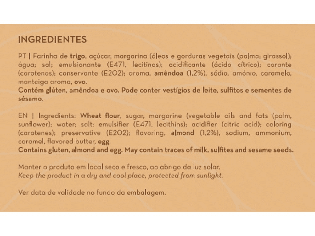 Biscoito Amêndoa 150 G - FÁBRICA DURIENSE