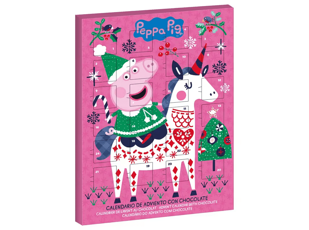 Calendário Advento Chocolates De Leite 50g - PEPPA PIG