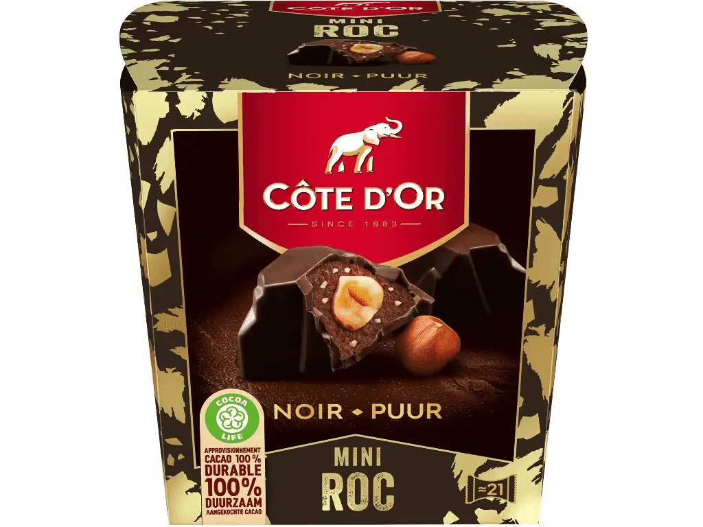 Bombons Mini Roc Dark 195gr - CÔTE D'OR