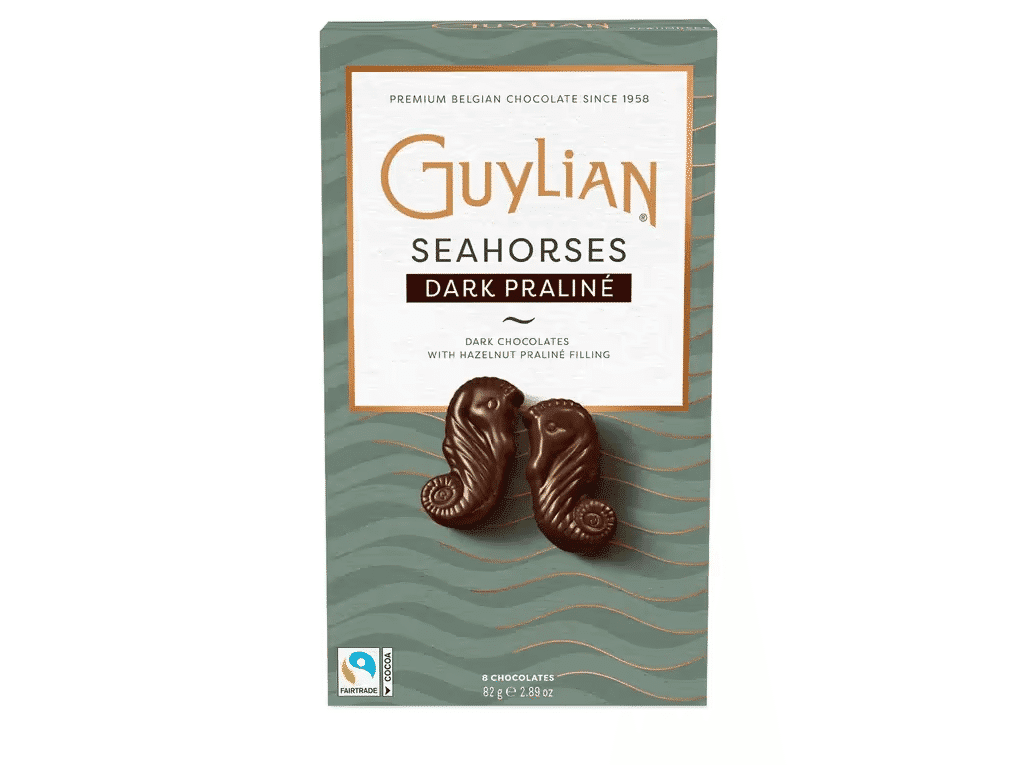 Bombons Sea Horse Praline Negro 82g - GUYLIAN