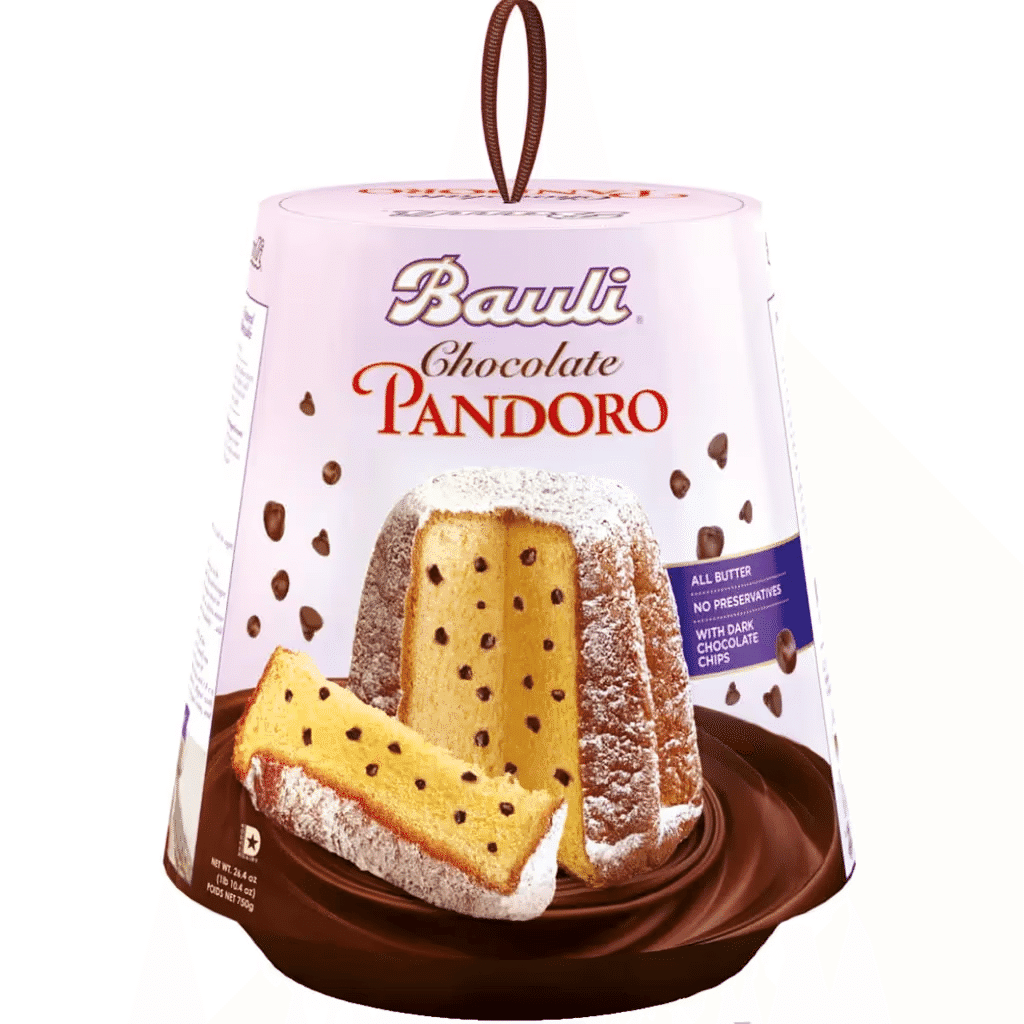 Pandoro de Chocolate Chips embalagem 750 g - BAULI