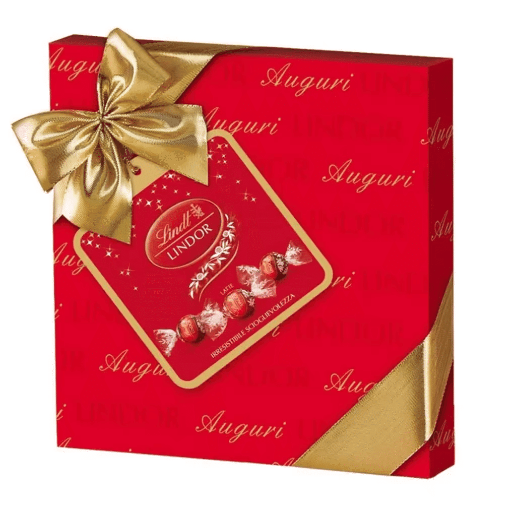 Bombons de Chocolate Lindor Wraped Box Leite - LINDT