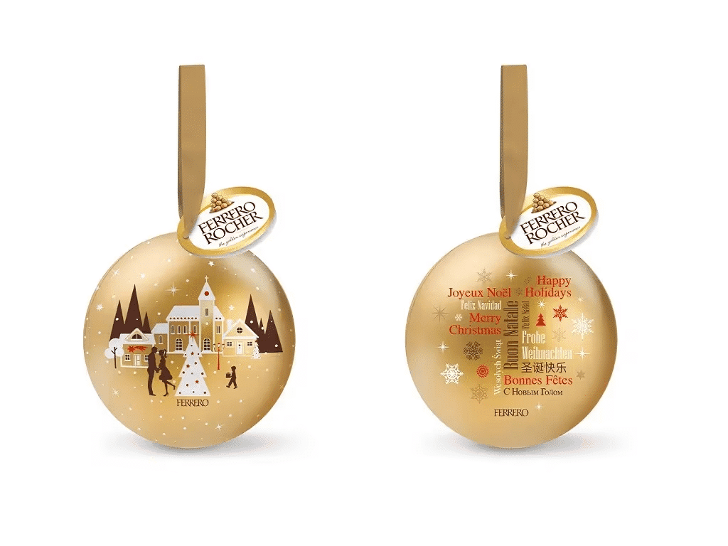 Bombons Rocher Tin Ball 37g - FERRERO