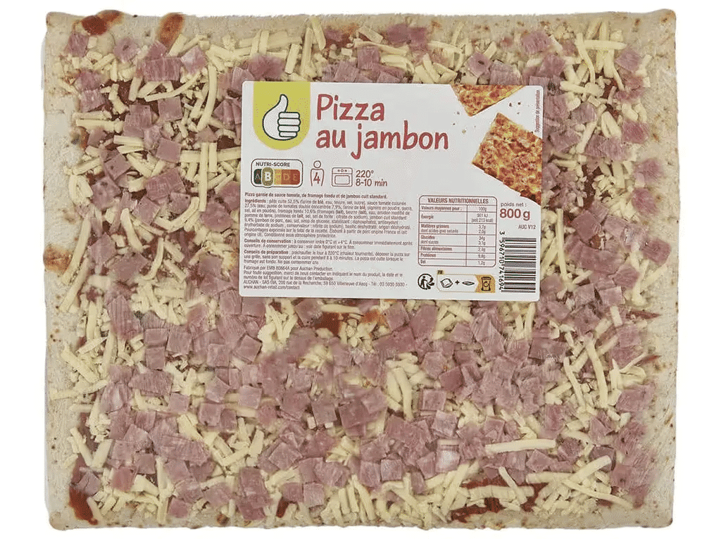 Pizza Queijo E Fiambre 800g - POLEGAR